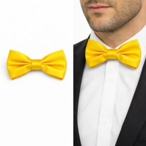 Gravata Borboleta Amarela