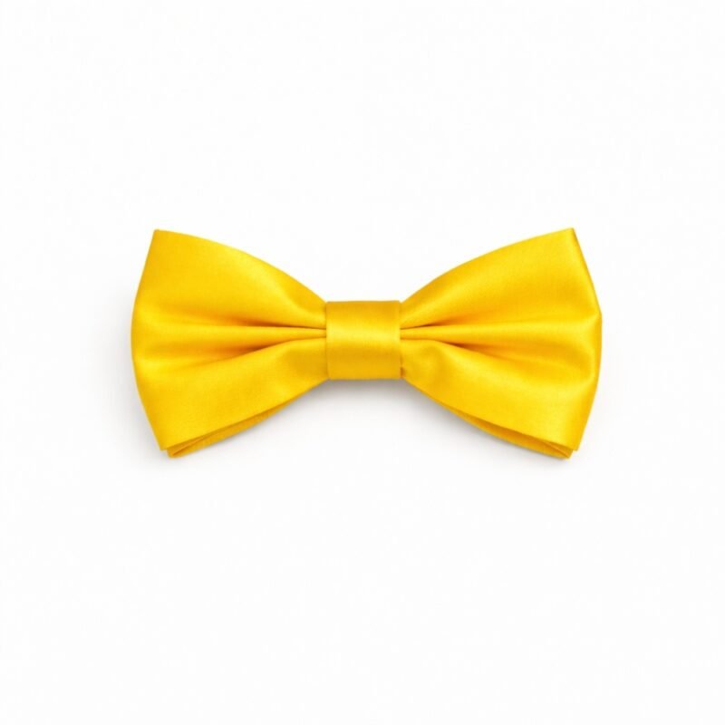 Gravata Borboleta Amarela