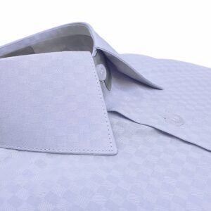 Camisa Manga Curta Azul Xadrez