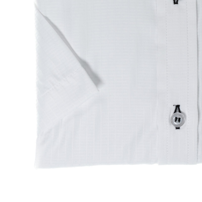 camisa social branca manga curta masculina