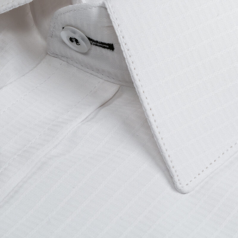camisa social branca manga curta masculina