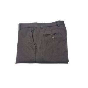 Calça Social Cinza Lisa Poliviscose