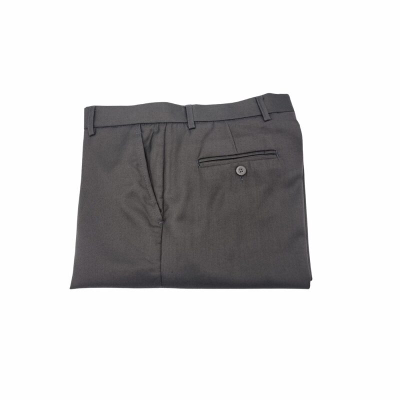 Calça Social Cinza Lisa Poliviscose
