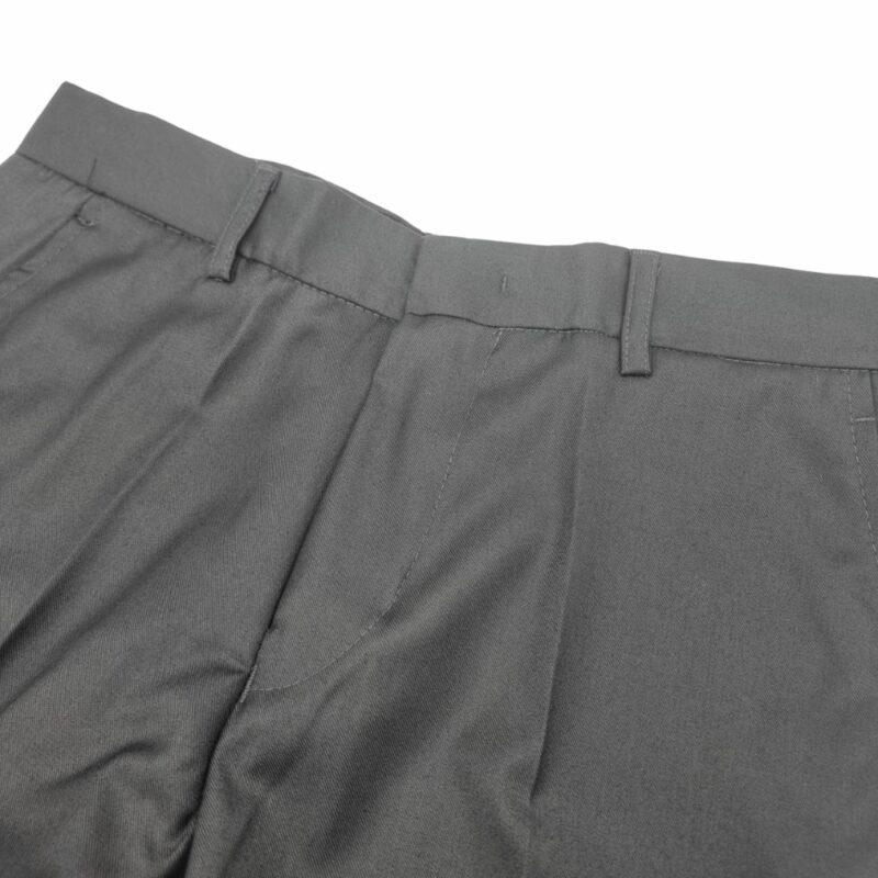 Calça Social Cinza Lisa Poliviscose