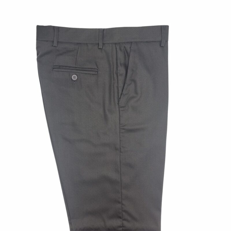 Calça Social Cinza Lisa Poliviscose