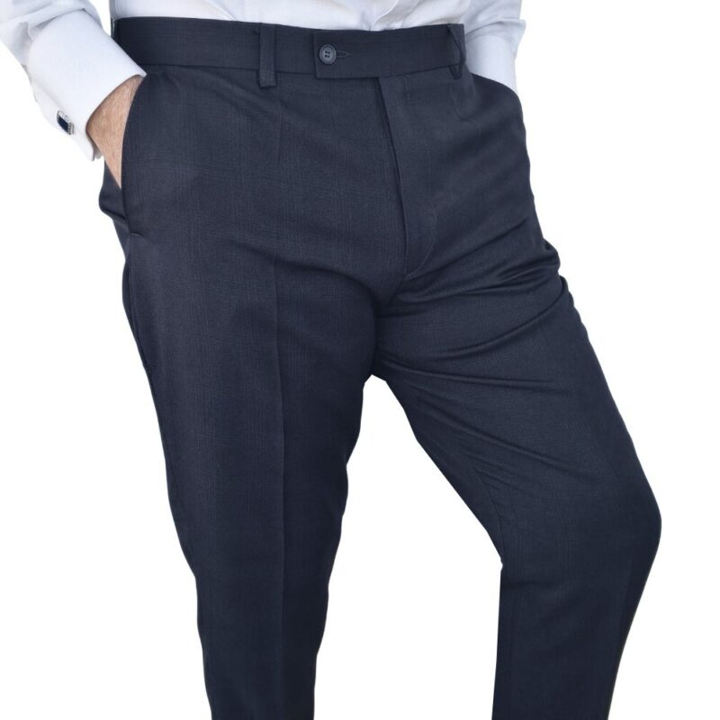 Calça Social Preta Noite Xadrez Príncipe De Gales