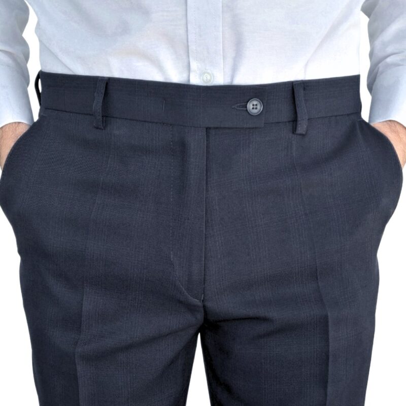 Calça Social Preta Noite Xadrez Príncipe De Gales