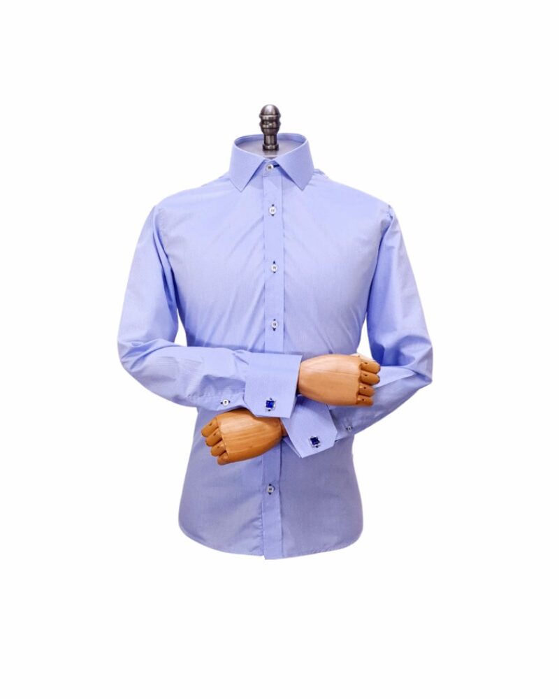 Camisa Gola Italiana Azul Poa