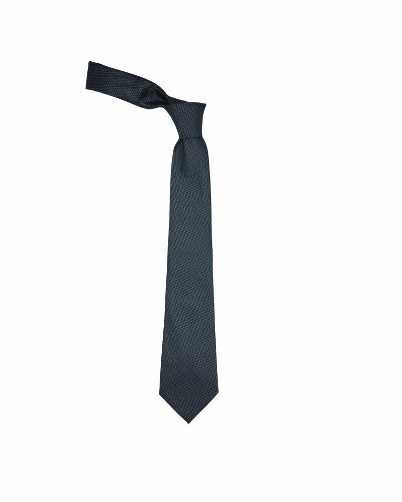 Gravata Cinza Escuro 9 cm Tradicional Larga