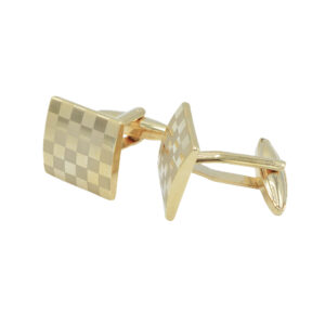 Abotoadura Dourada para Camisa Punho Duplo