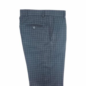 Calça Social Masculina Cinza Xadrez