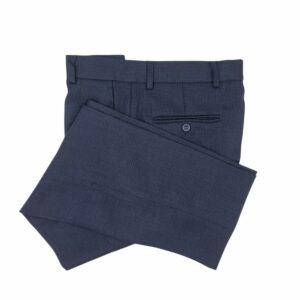 Calça Social Azul Micro Estampa