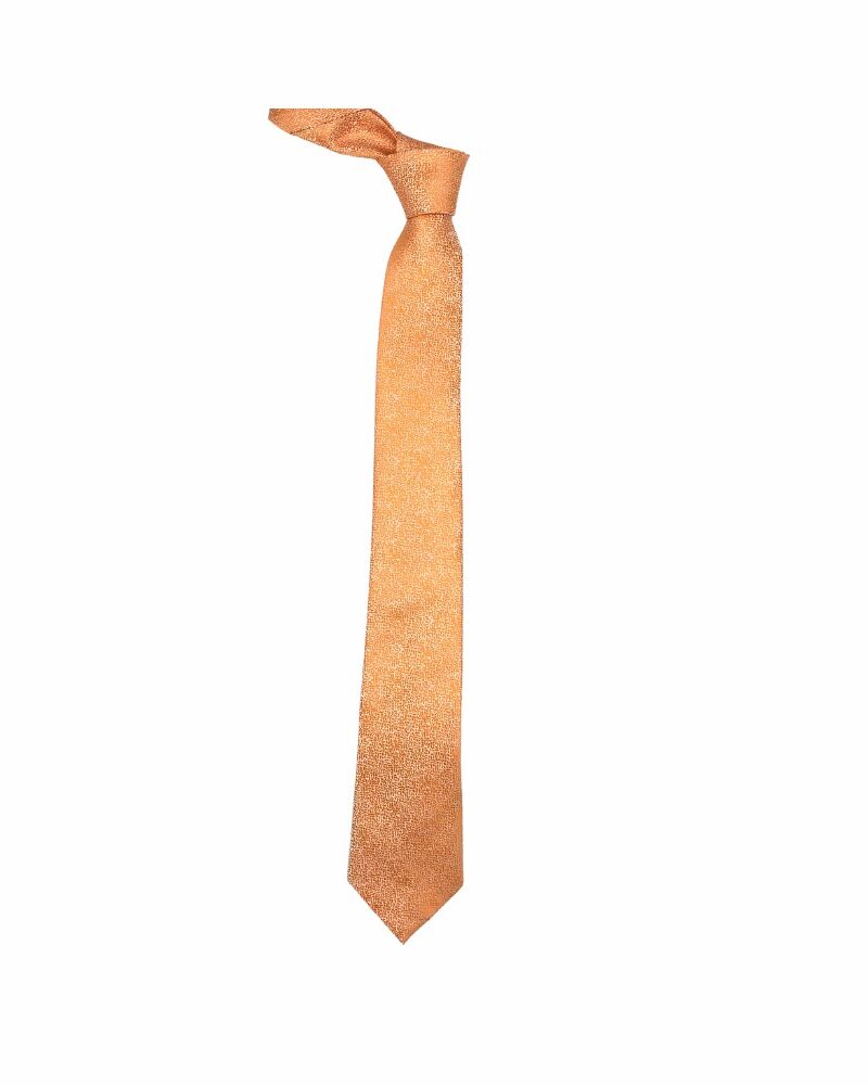 Gravata Laranja Semi Slim 7,5cm