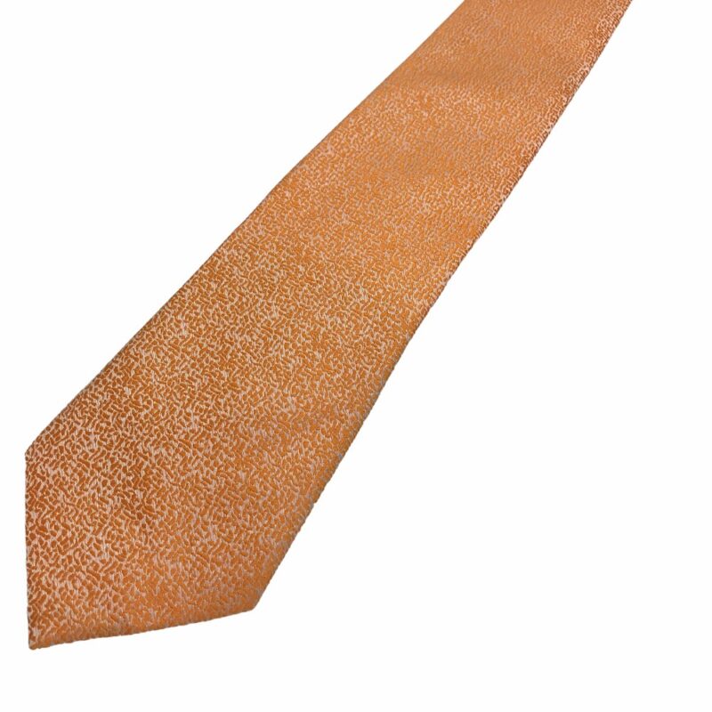 Gravata Laranja Semi Slim 7,5cm