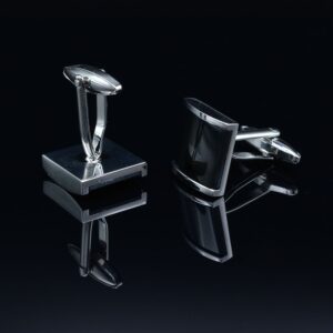 Abotoadura Preta Luxo