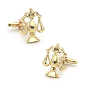 Abotoadura Advocacia Dourada para Camisas