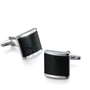 Abotoadura Preta Luxo