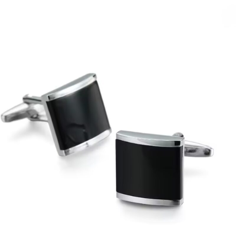 Abotoadura Preta Luxo