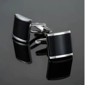 Abotoadura Preta Luxo