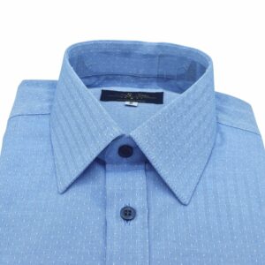 Camisa Azul Francesa 100% Algodão