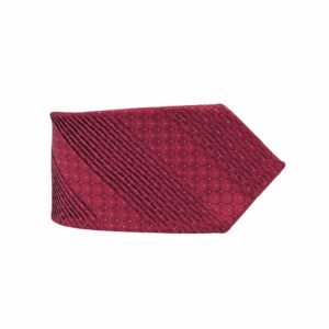 Gravata Drapeada Premium Vermelha 9 Cm