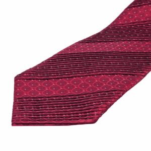 Gravata Drapeada Premium Vermelha 9 Cm