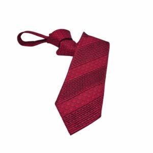 Gravata Drapeada Premium Vermelha 9 Cm