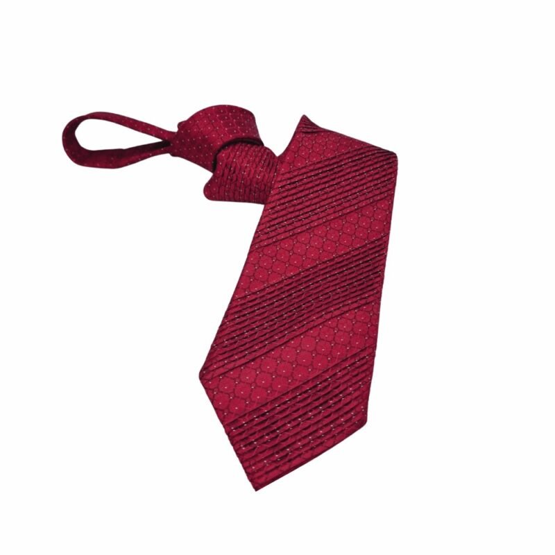 Gravata Drapeada Premium Vermelha 9 Cm