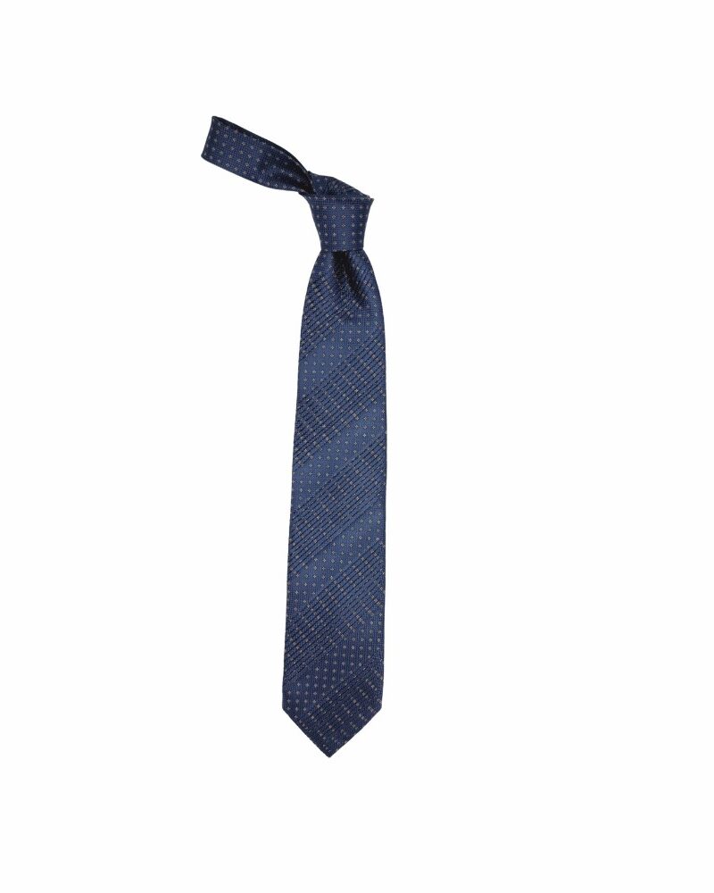 Gravata Drapeada Premium Azul Claro L 9 Cm