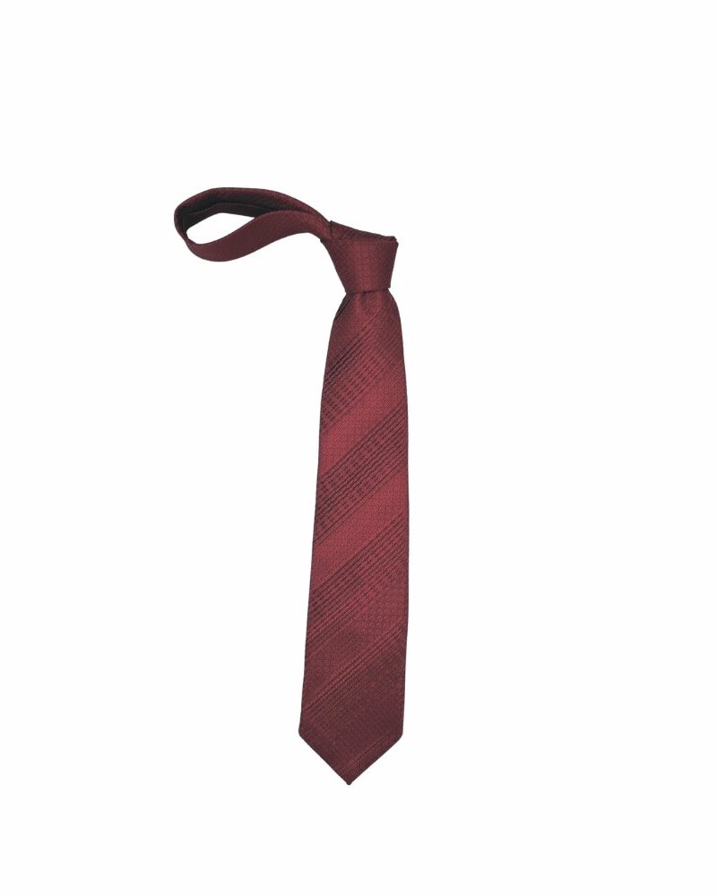 Gravata Drapeada Premium Vermelha M 9 Cm