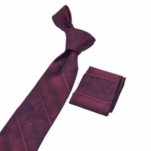 Gravata STACY ADAMS Tradicional 8,5 cm Bordo