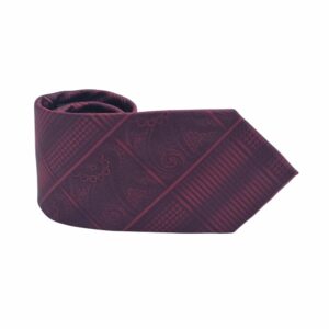 Gravata STACY ADAMS Tradicional 8,5 cm Bordo