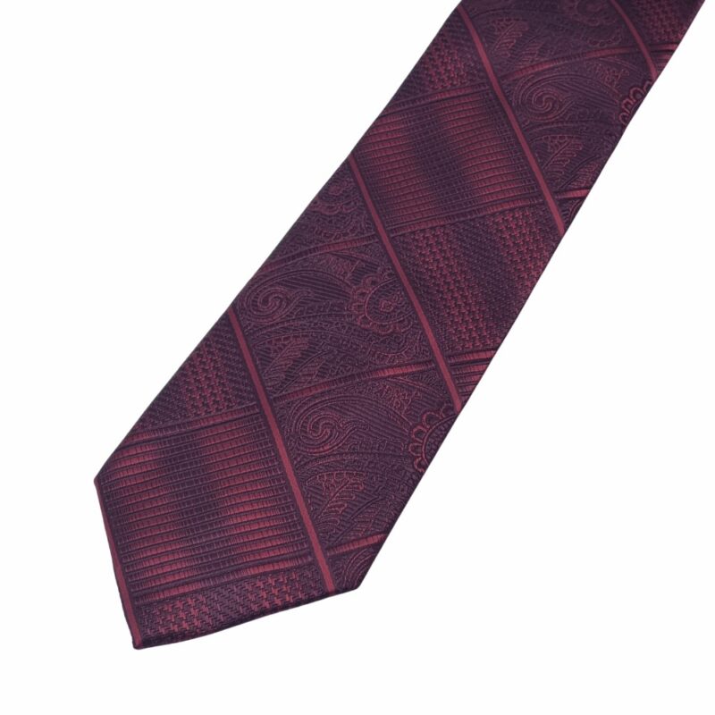 Gravata STACY ADAMS Tradicional 8,5 cm Bordo