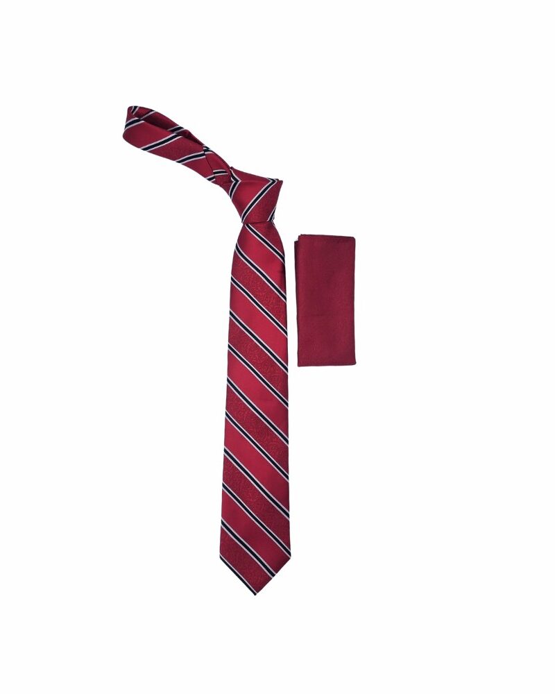 Gravata SteveS Harvey Tradicional 8 cm Vermelha