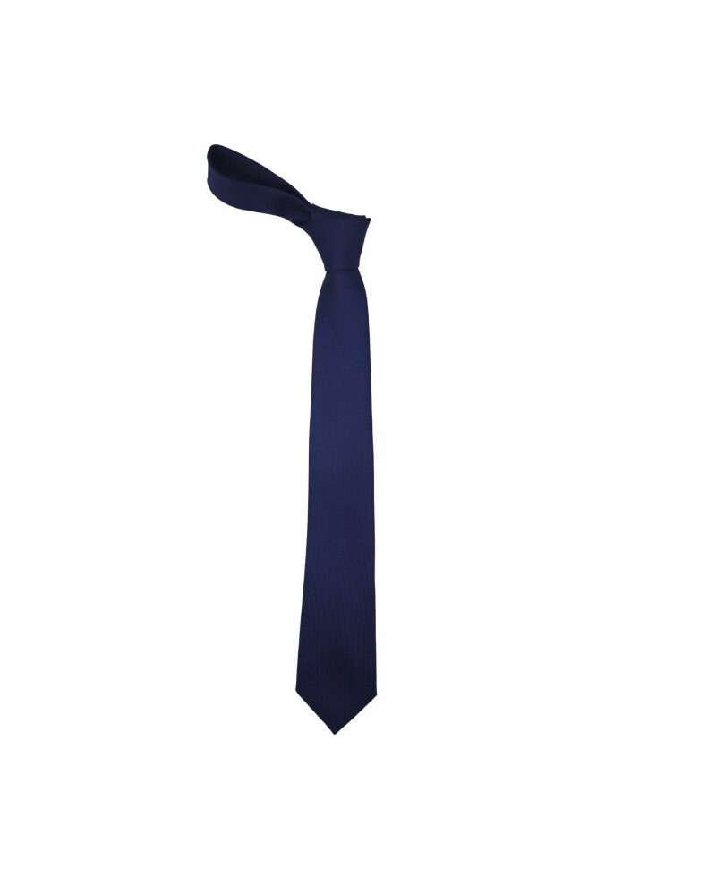 Gravata Azul Marinho Semi Slim 7,5cm