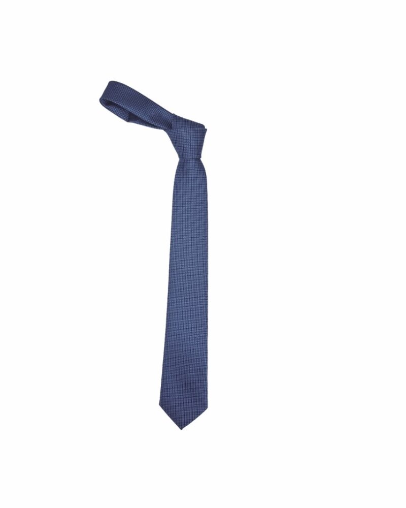 Gravata Azul Semi Slim 7,5cm