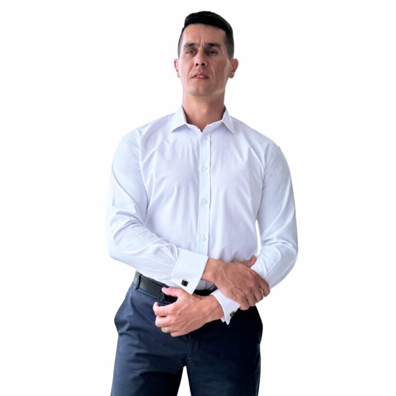 Camisa Branca Lisa Italiana