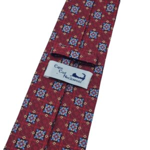 Gravata 8 Cm 100% Seda Vermelha Neckwear