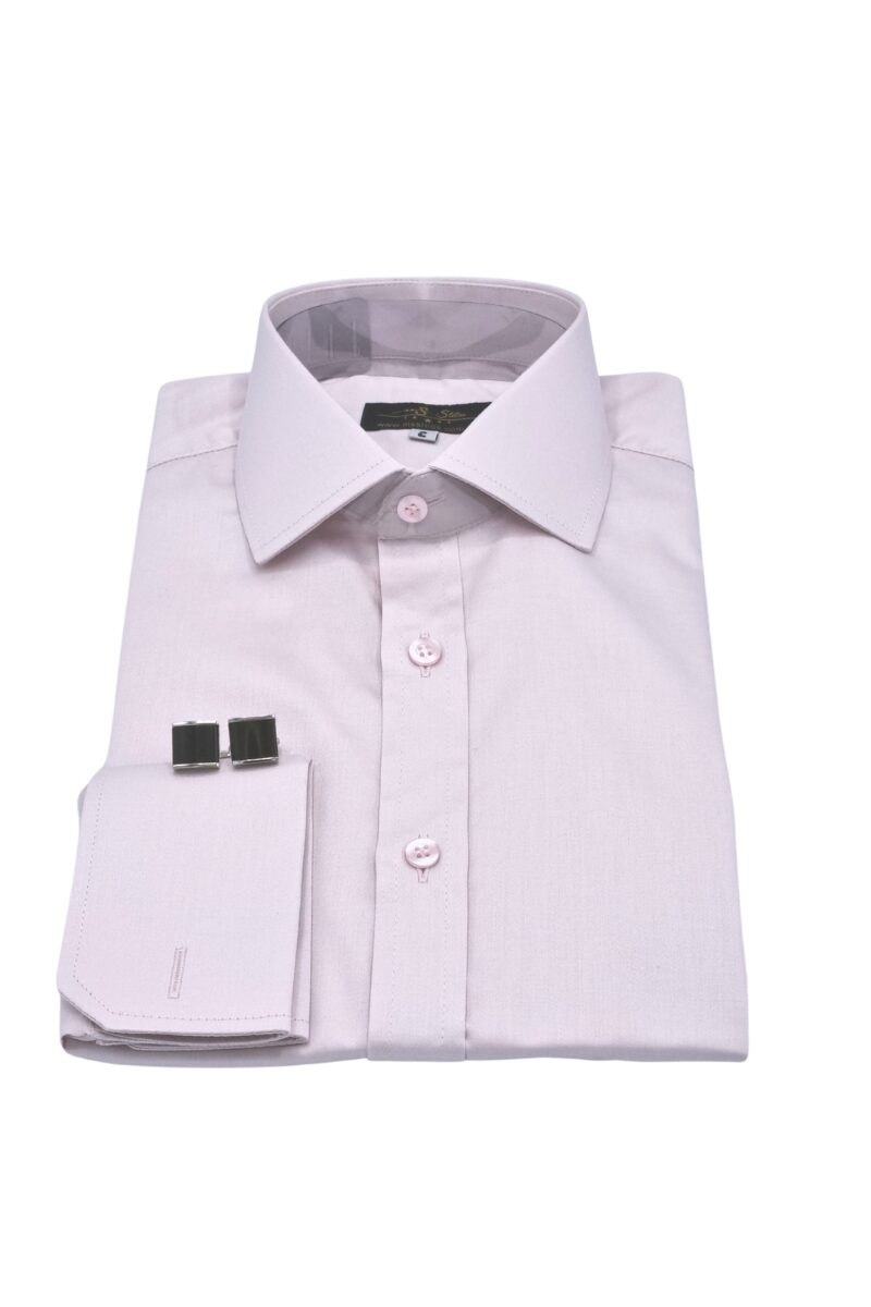 Camisa Rosa Claro 97% Algodão 3% Elastano Italaiana