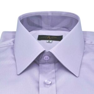 Camisa Lilás 97% Algodão 3% Elastano Francesa