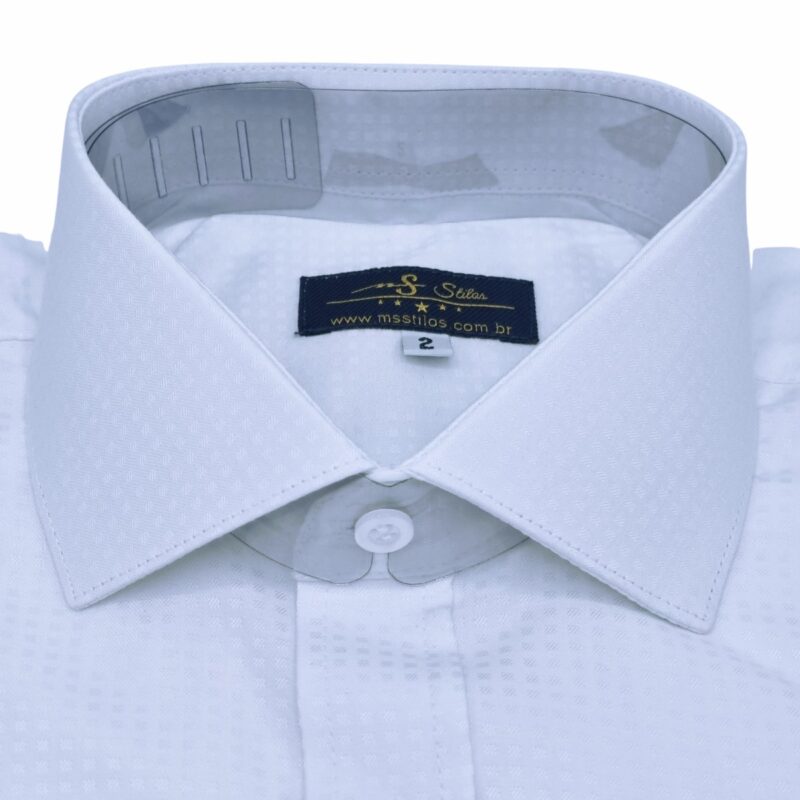 Camisa Italiana Egípcio 100% Tecido Nobre Estampa Discreta