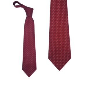 Gravata 10 Cm Vermelha (100% Seda ) SAVILE ROW