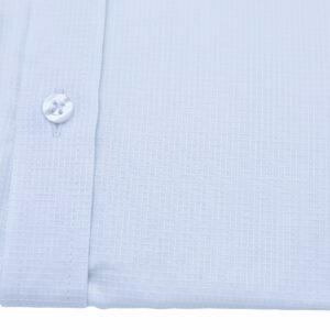 Detalhe do tecido fio egípcio com micro estampa branca