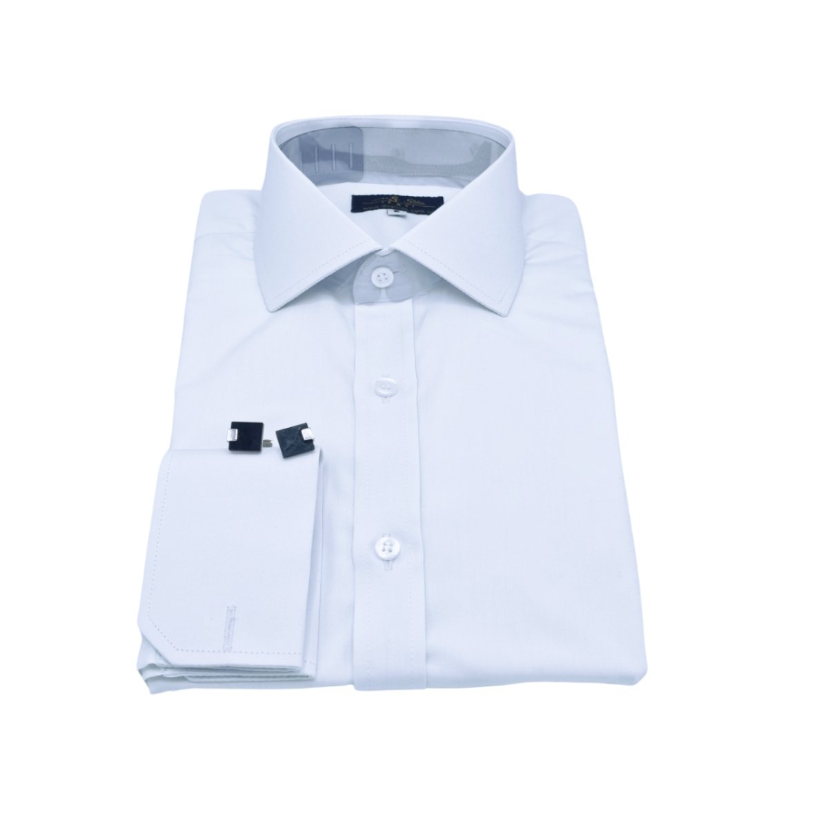 Camisa branca fio egípcio italiana tecido nobre masculina
