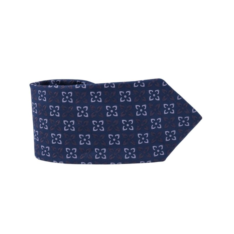 Gravata 8,5 Cm Azul - (100% Seda ) - BrooKS - BrotheRS