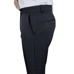 Calça Social Preta lisa Com Elastano
