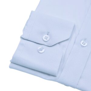 Camisa Branca Maquinetada Padronagem Escama Paixe
