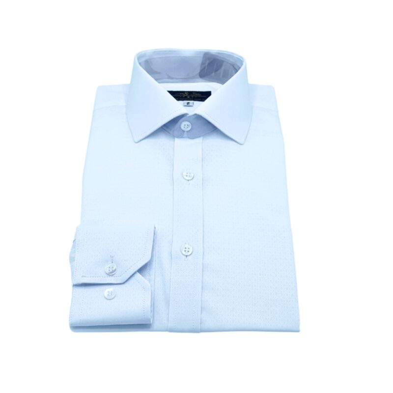 Camisa Italiana Branca Tecido Gravataria