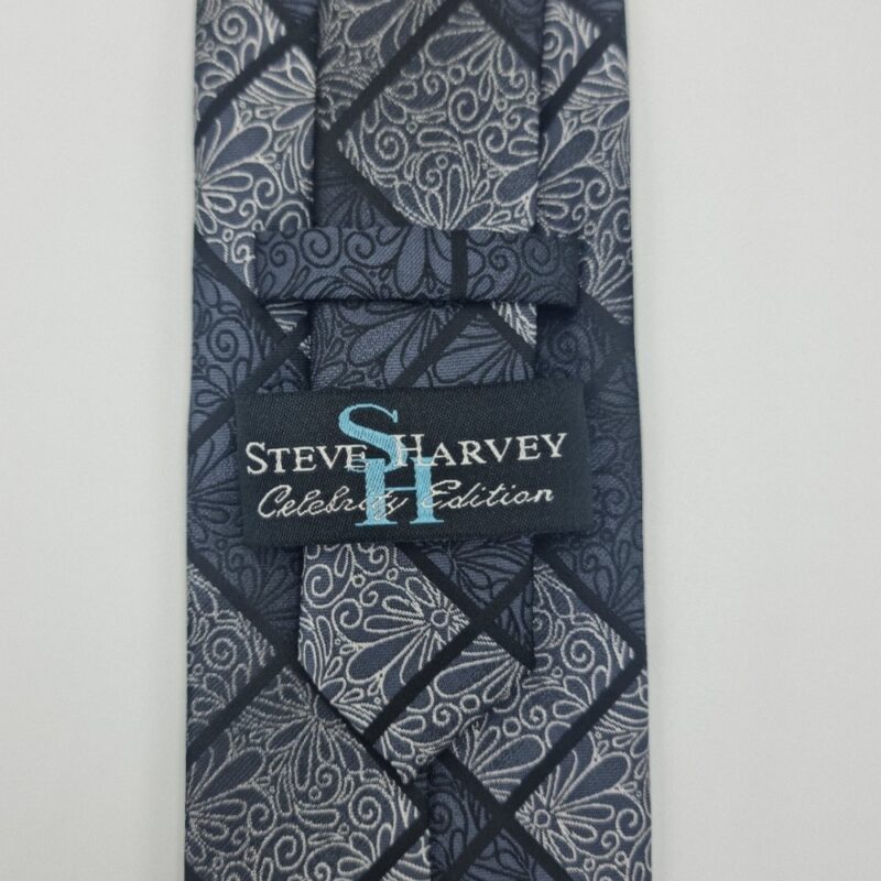 Gravata Marca Esteve Harvey Cinza 8,5 cm x 1,50 Cm Tradicional