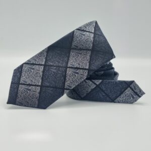 Gravata Marca Esteve Harvey Cinza 8,5 cm x 1,50 Cm Tradicional